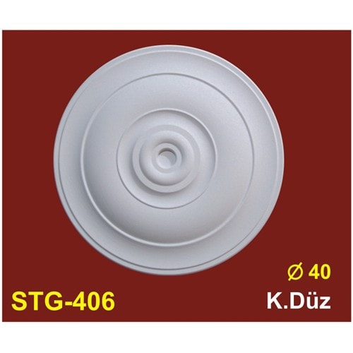 Tavan Lamba Göbegi K.Düz 40 Cm
