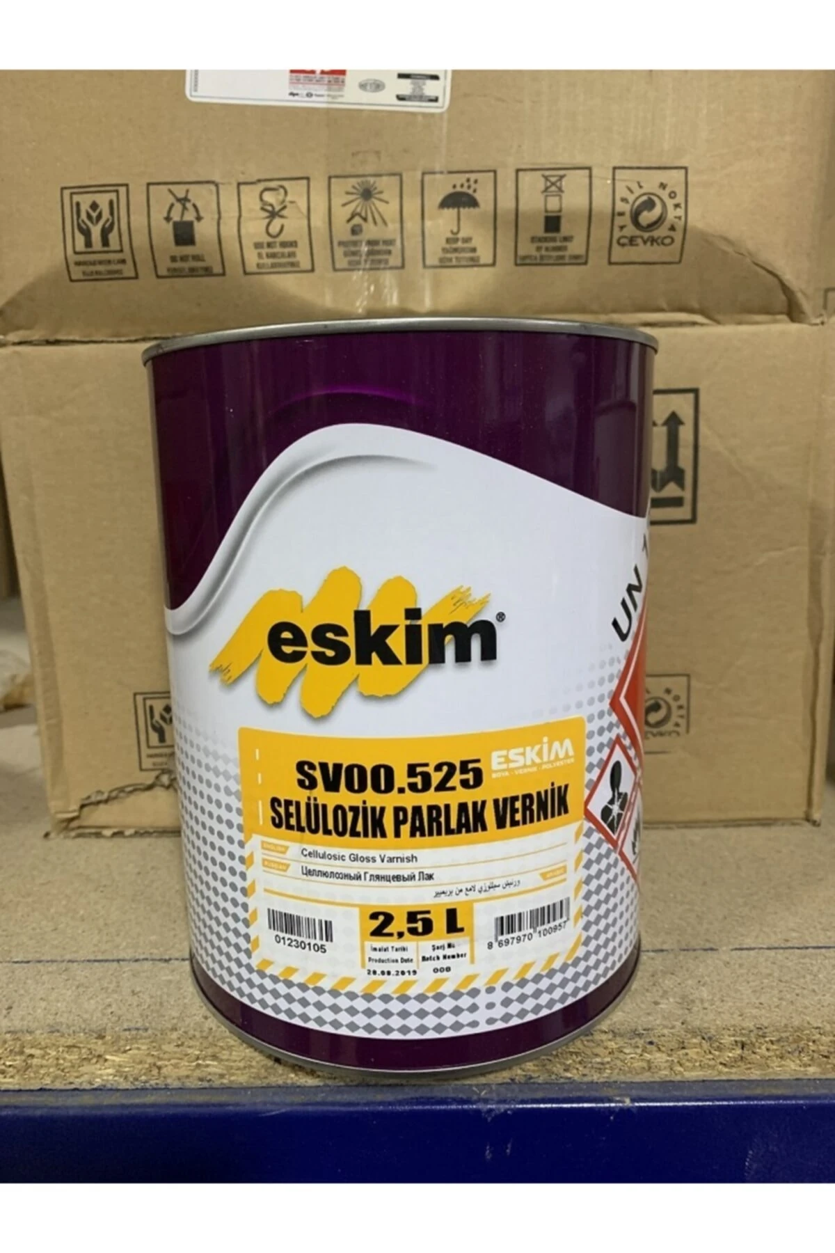 Eskim Selülozik Parlak Vernik 2.5 Litre
