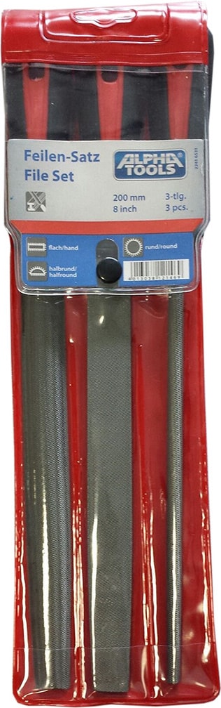 3 Parça 200 mm Eğe Seti