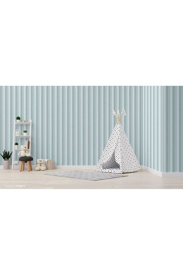 Ada Kids 8908-2 Duvar Kağıdı Beyaz Çizgili