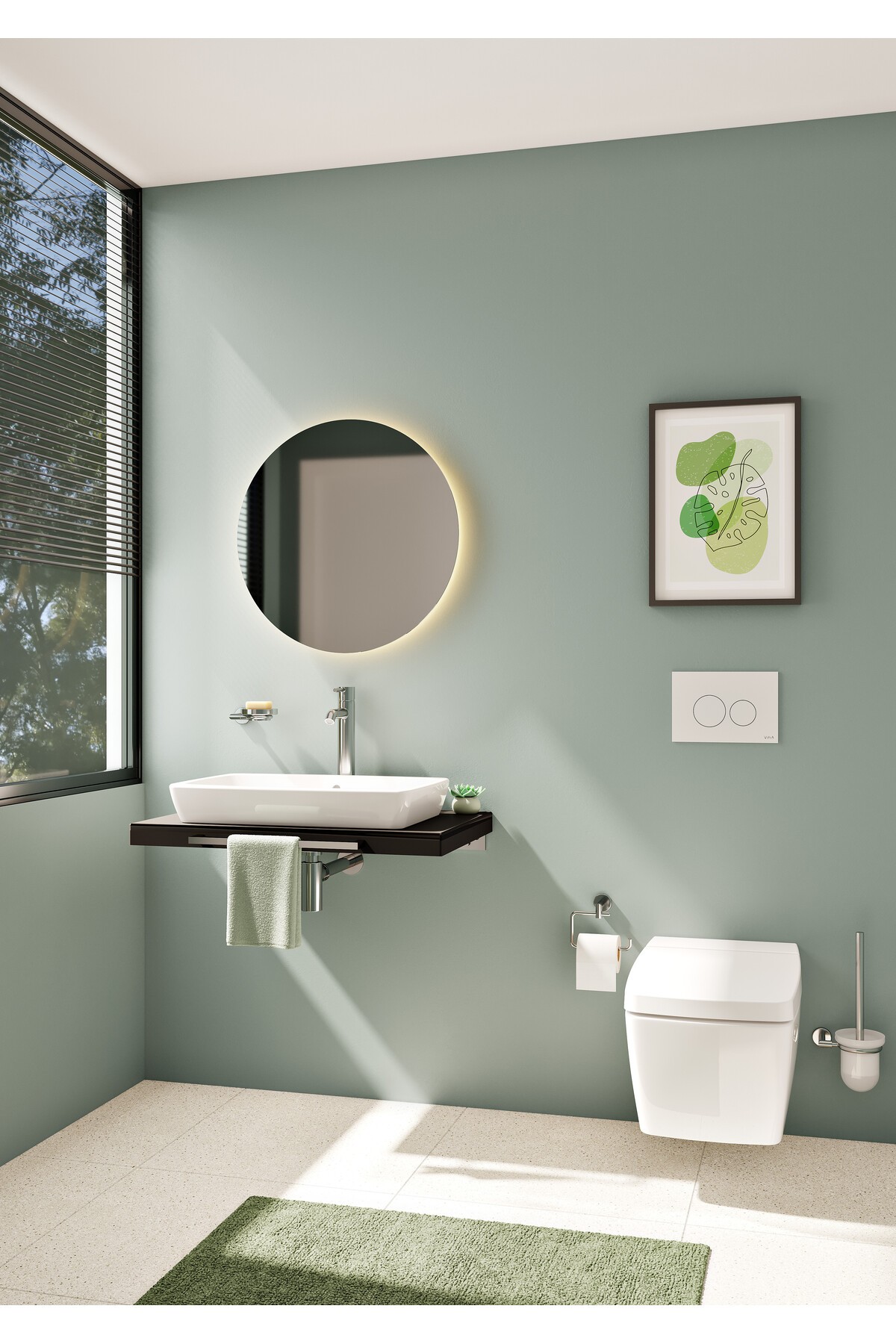 Minimax S A41990 Yüksek Lavabo Bataryası, Krom