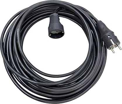 3x2,5 mm Cca Ttr Siyah Renk Tekli Topraklı Kauçuk Seyyar Elektrik Kablosu