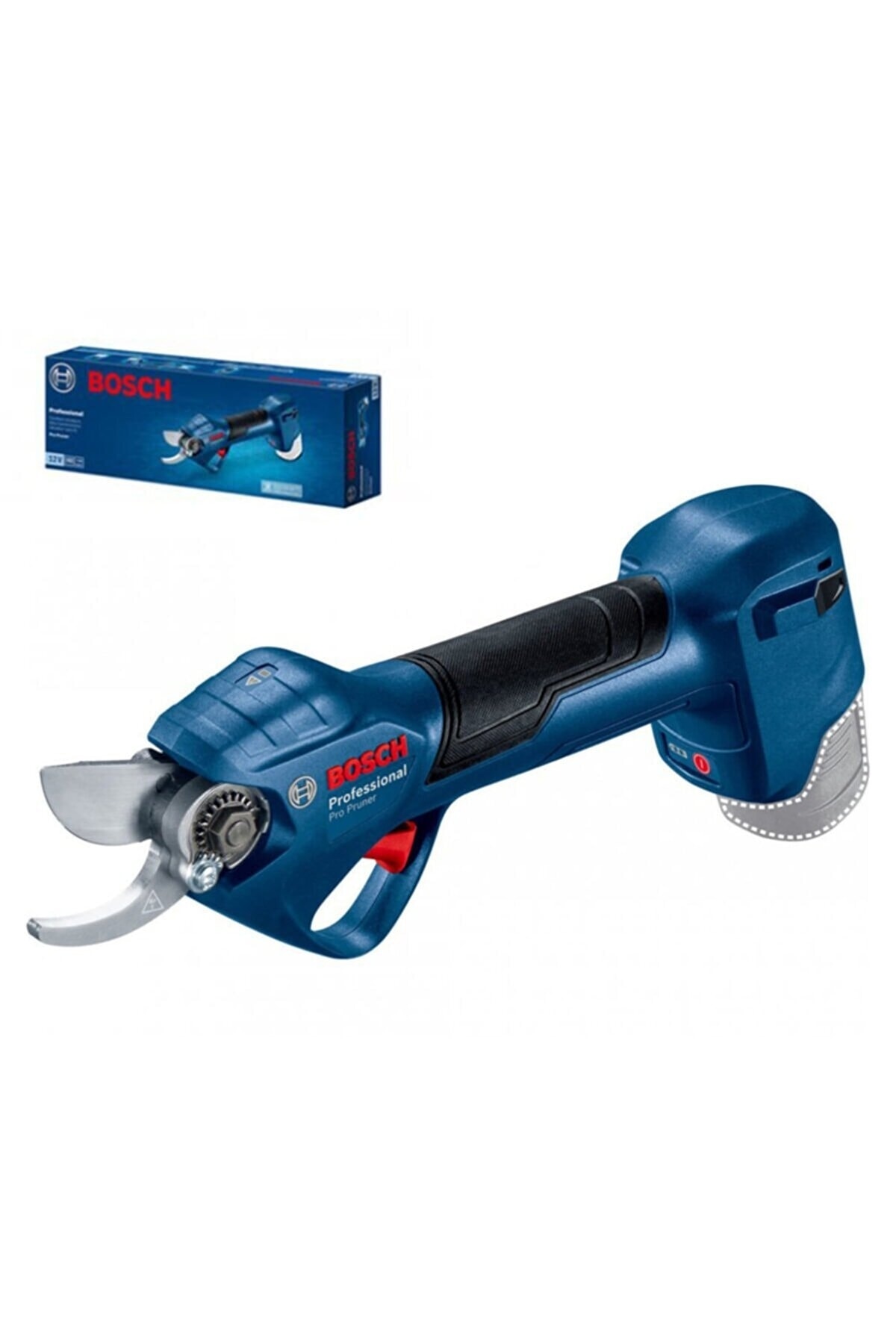 BOSCH Gsr 120-lı 12 Volt 2.0 Ah Çift Akülü Vidalama + Pro Pruner Akülü Dal Budama Makası