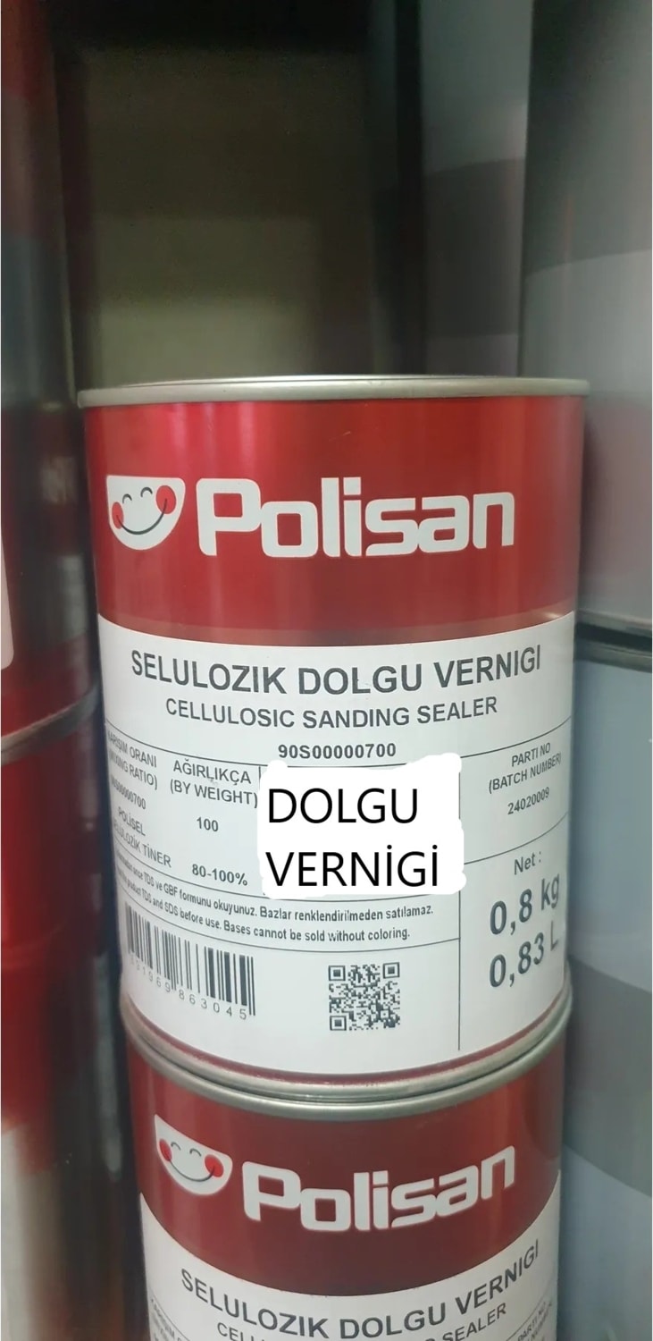 POLİSAN Selülozik Dolgu Vernigi 0,8 kg 0,83 L 1 Adet