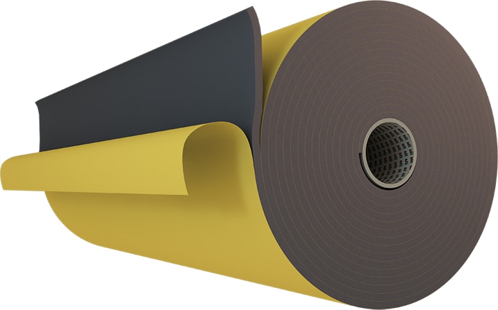 Araç Ses Oto Ses Yalıtım Malzemesi Bantlı 32 mm 120X600 cm 7,2 M²