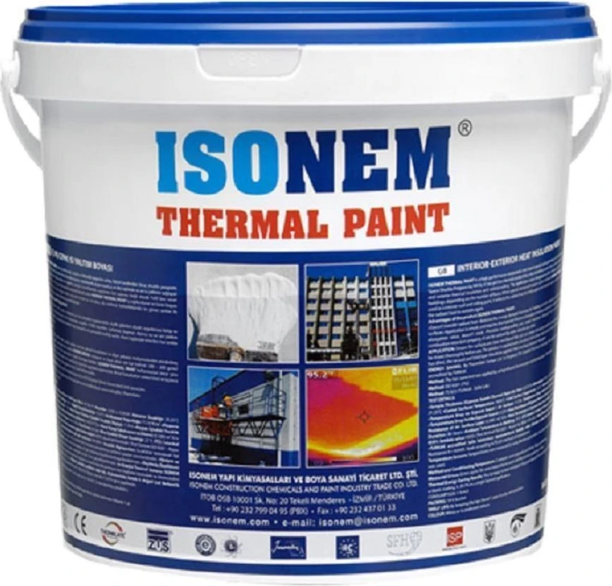 Isonem Thermal Paint Isı Yalıtım Boyası 10 Lt Beyaz