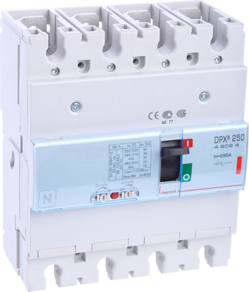 420249 Dpx3 250 4p 250A 36KA Manyetik Korumalı Kompakt Şalter