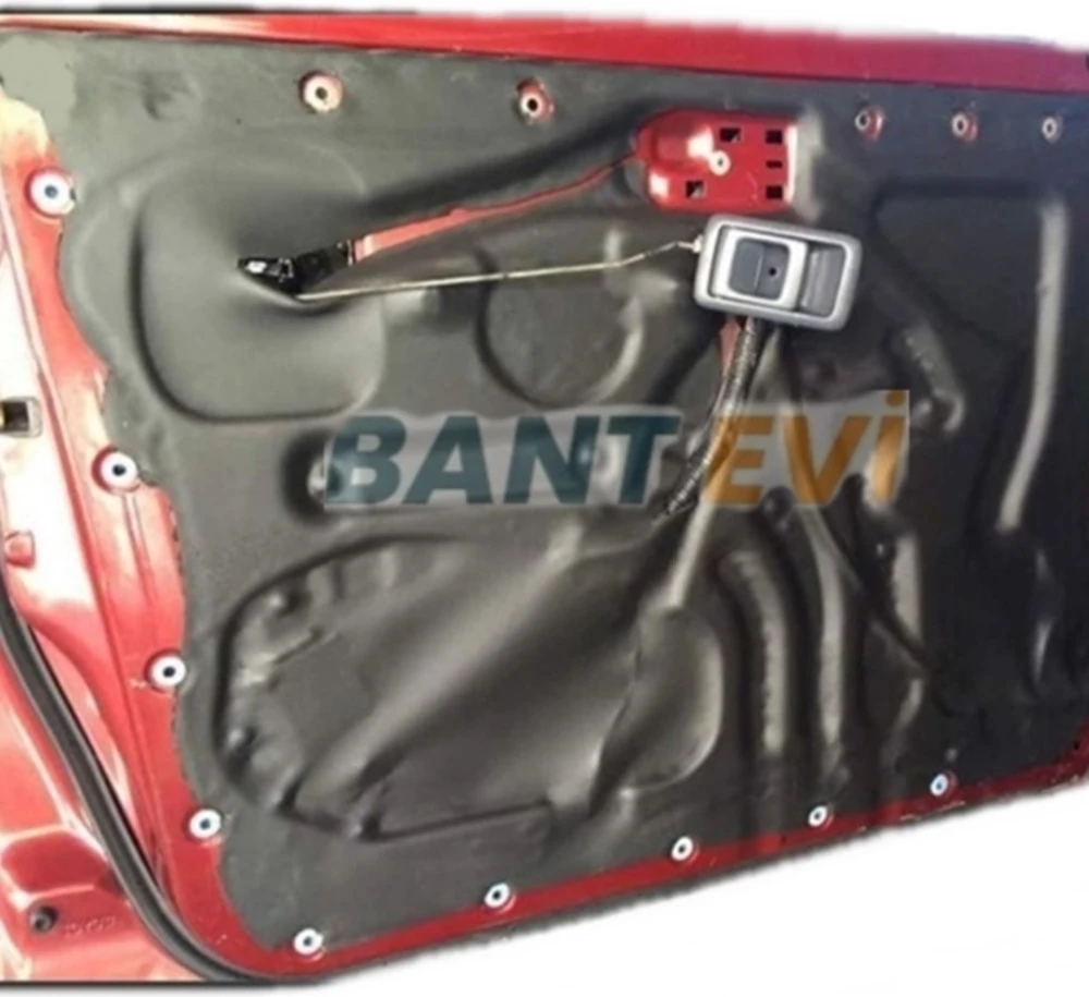 Araç Oto Ses Isı Yalıtım 13MM Kalınlıkta 10cmx5mt Yapışkanlı Kauçuk izolasyon Malzemesi