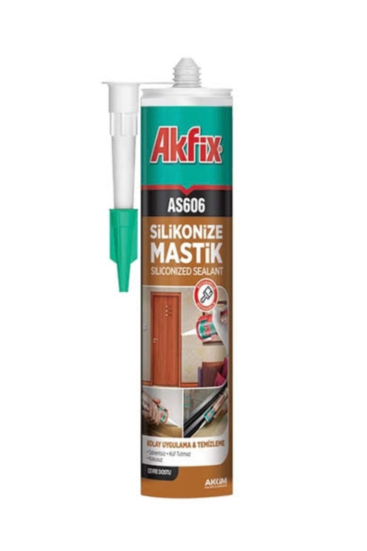 Silikonize Mastik 500 Gram Antrasit