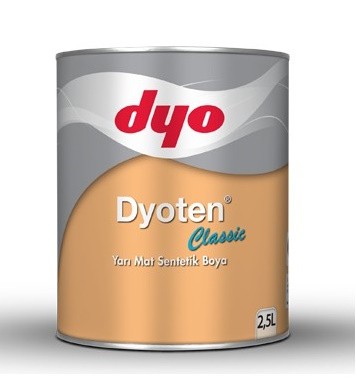 DYO DYOTEN CLASSIC YARI MAT SENTETİK BOYA 15 LT