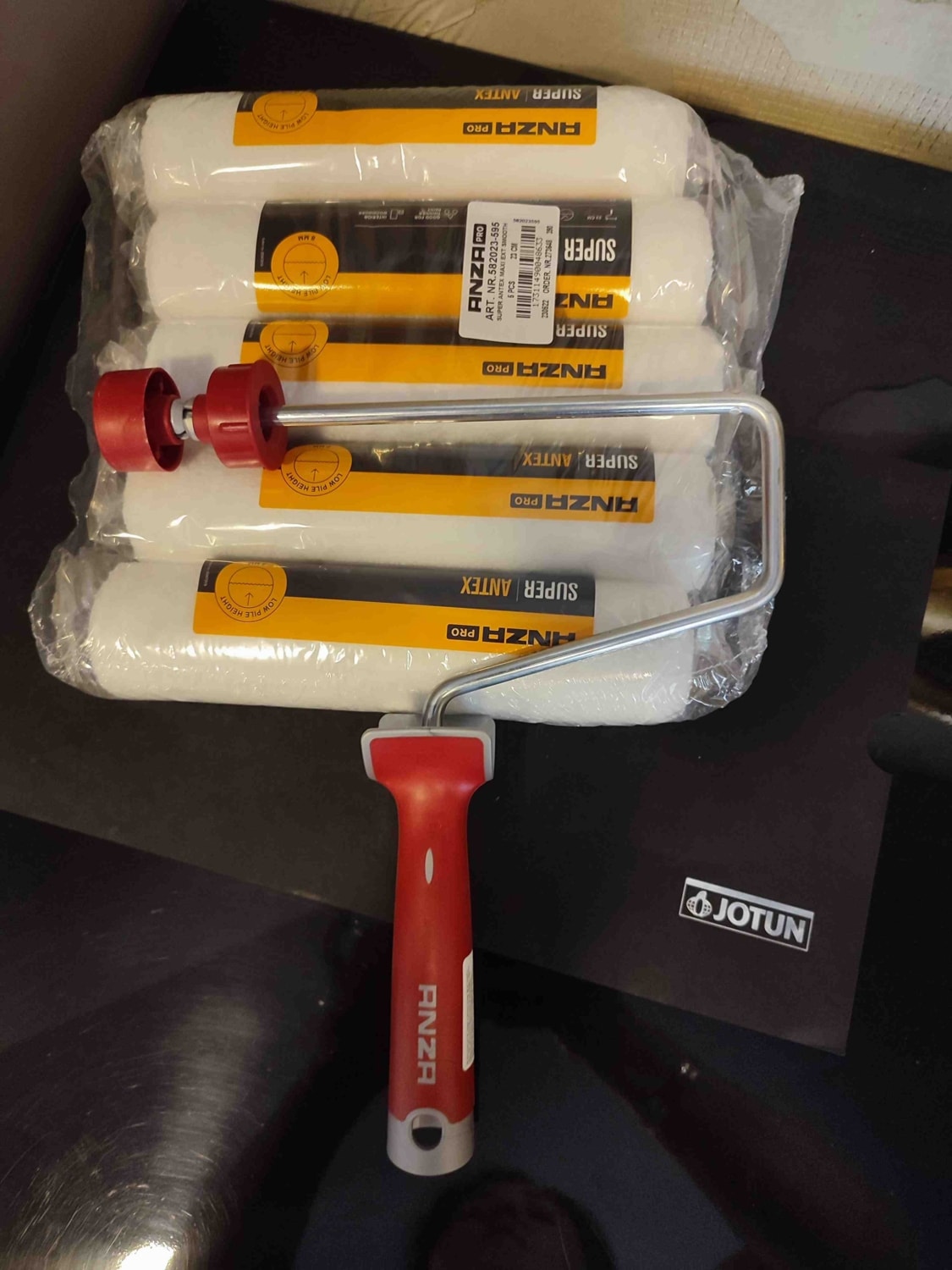 JOTUN Anza Antex Beyaz Rulo 23 cm 5 Ad. ve Rulo Sapı