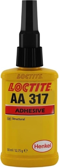 Loctite Aa 317 Cam ve Metal Için Akrilik Yapıştırıcı - 50 Ml.