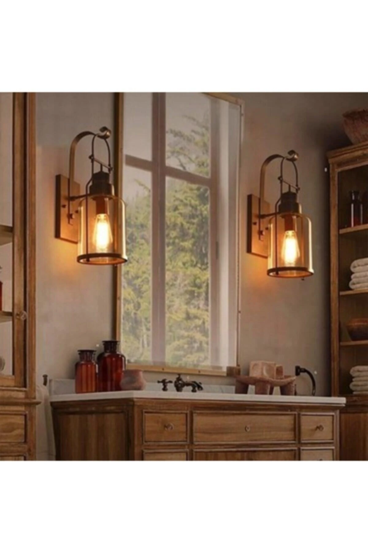 Rustik Led Ampul Amber E27 Duy Armut Tipi St64 Dekoratif - Toptan Koli Fiyatı-50 Adettir