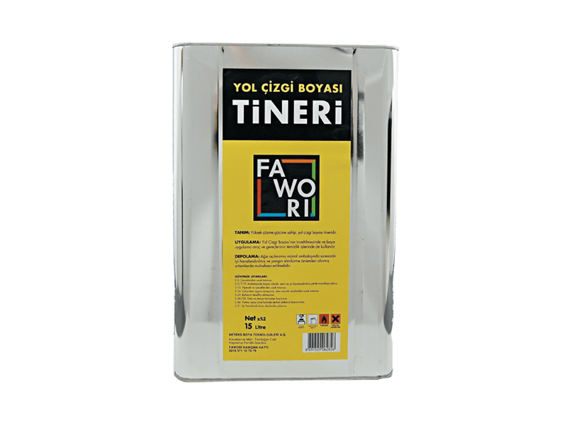 FAWORİ YOL ÇİZGİ BOYASI TİNERİ (ÖTV DAHİL) 15 LT