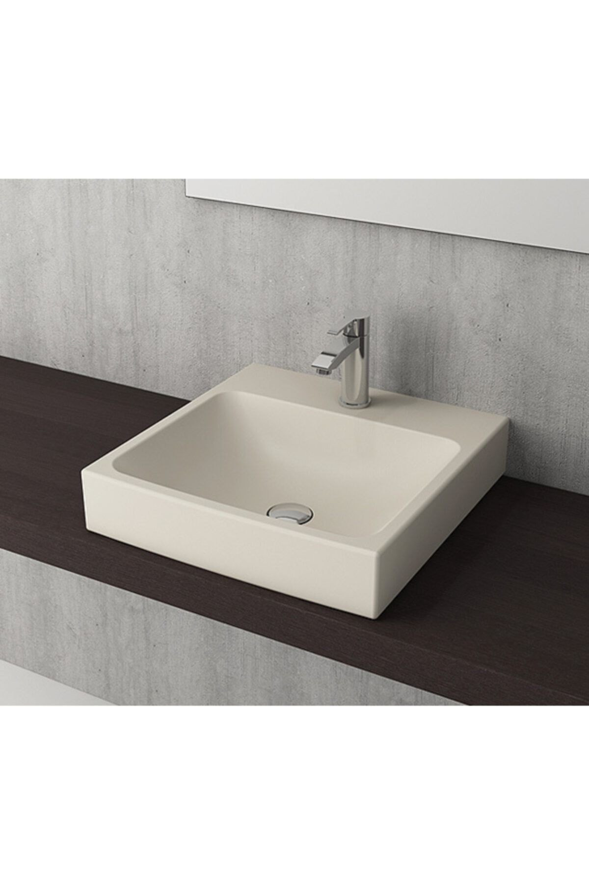 Scala / Parma Tezgah Üstü Lavabo 48 Cm Mat Yasemin