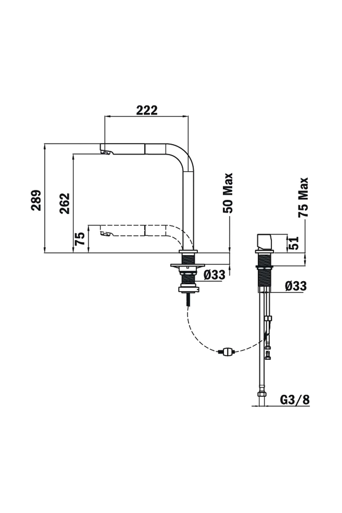 509830200- Auk 983 Krom Pencere Önü Armatürü