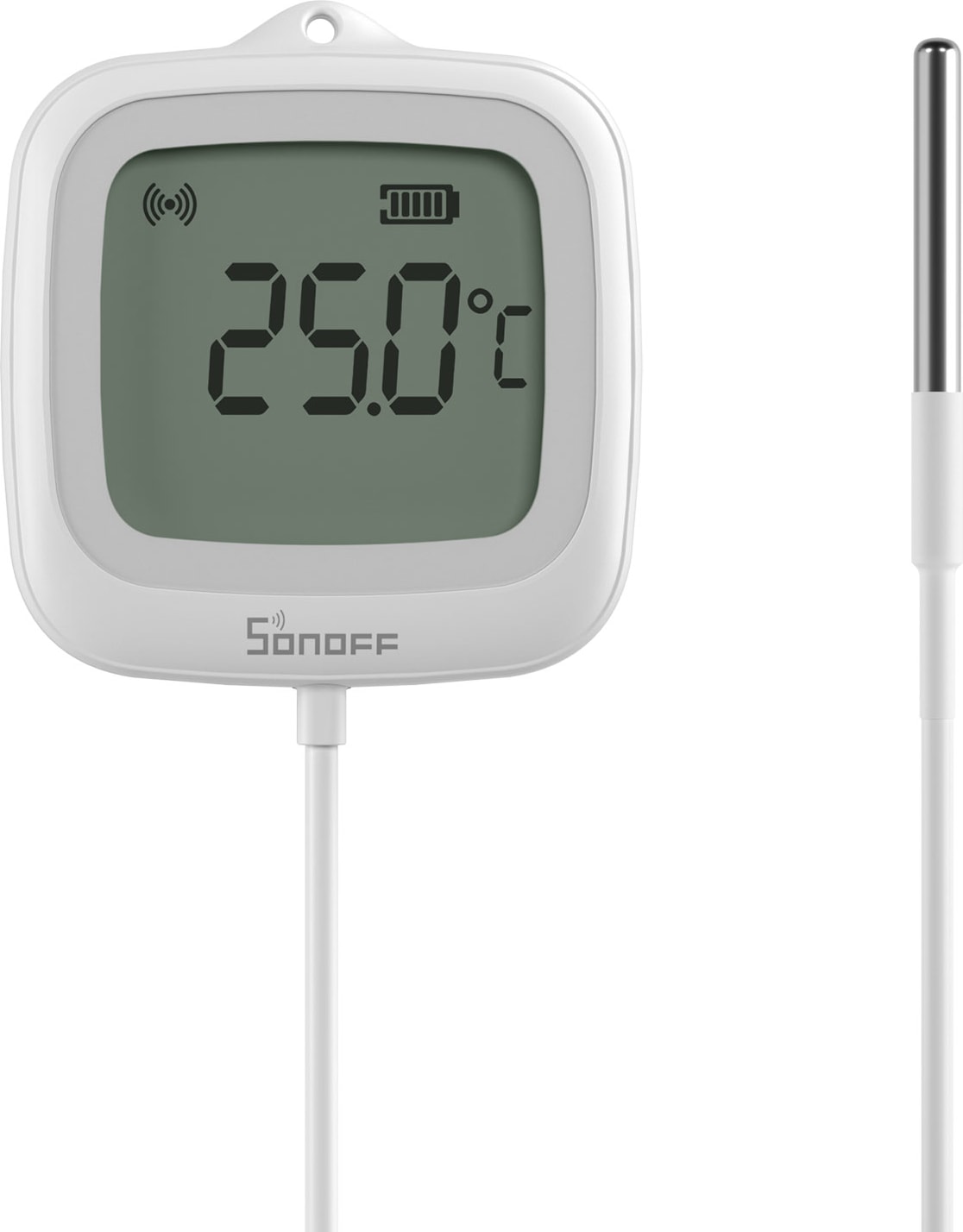 SNZB-02LD Zigbee IP65 LCD Ekranlı Problu Akıllı Sıcaklık Sensörü