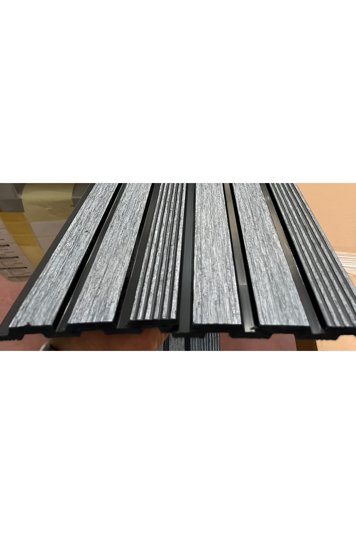 Lambiri ( 5 Adet 12x280 Cm ) Çizgili Model Ev, Ofis Pvc Duvar Paneli