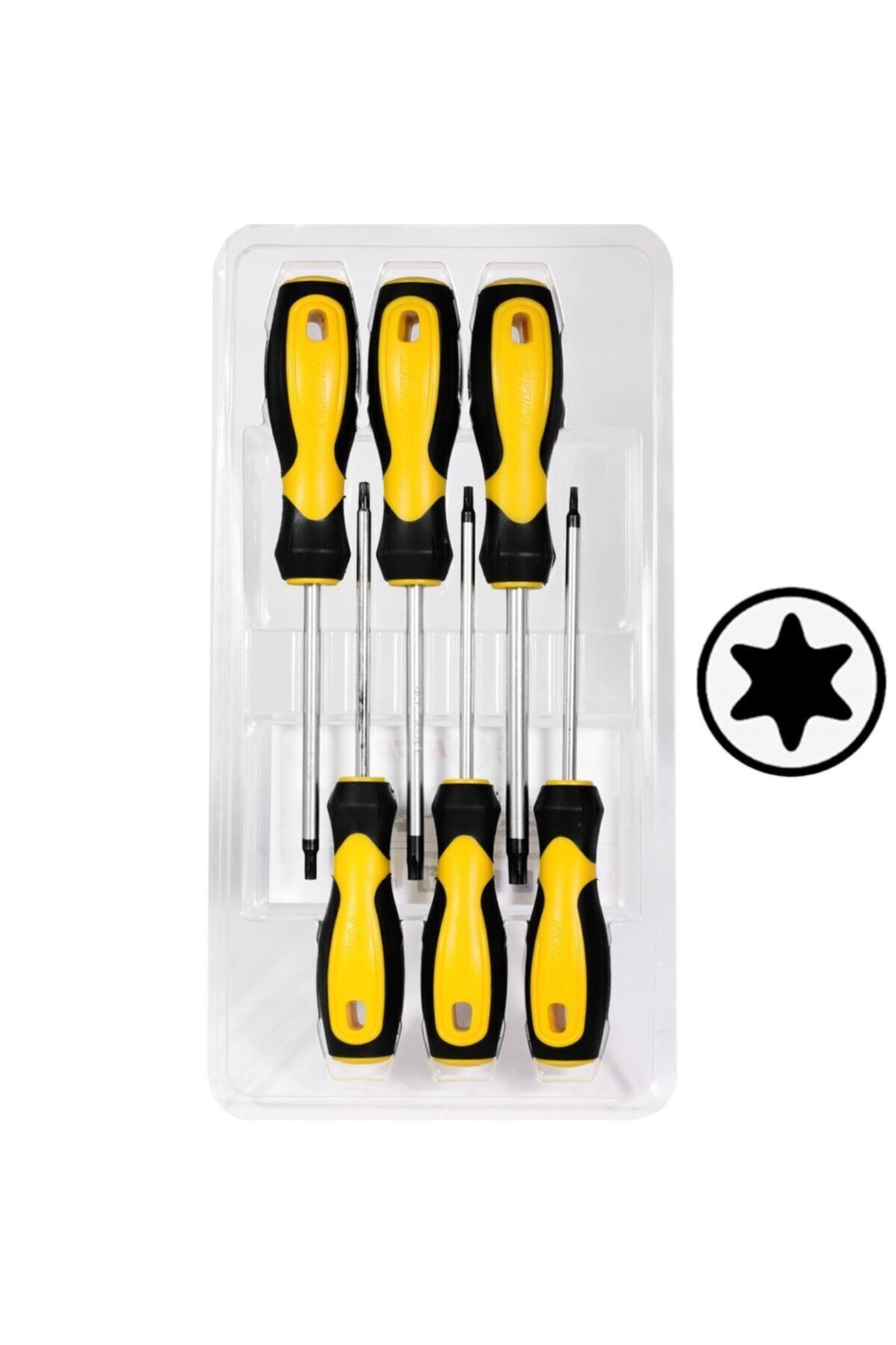 003-rk0051 6 Altı Parça Klasik Torx Tornavida Seti Takımı