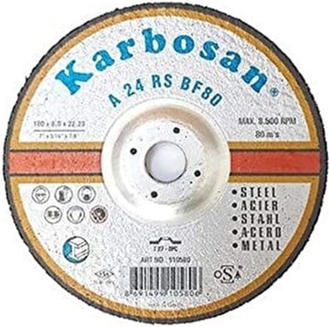 KARBOSAN Metal Taşlama Diski 180MM