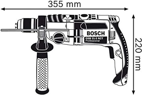 GSB 21-2 RCT-Profesyonel 1300 Watt Elektrikli Darbeli Matkap