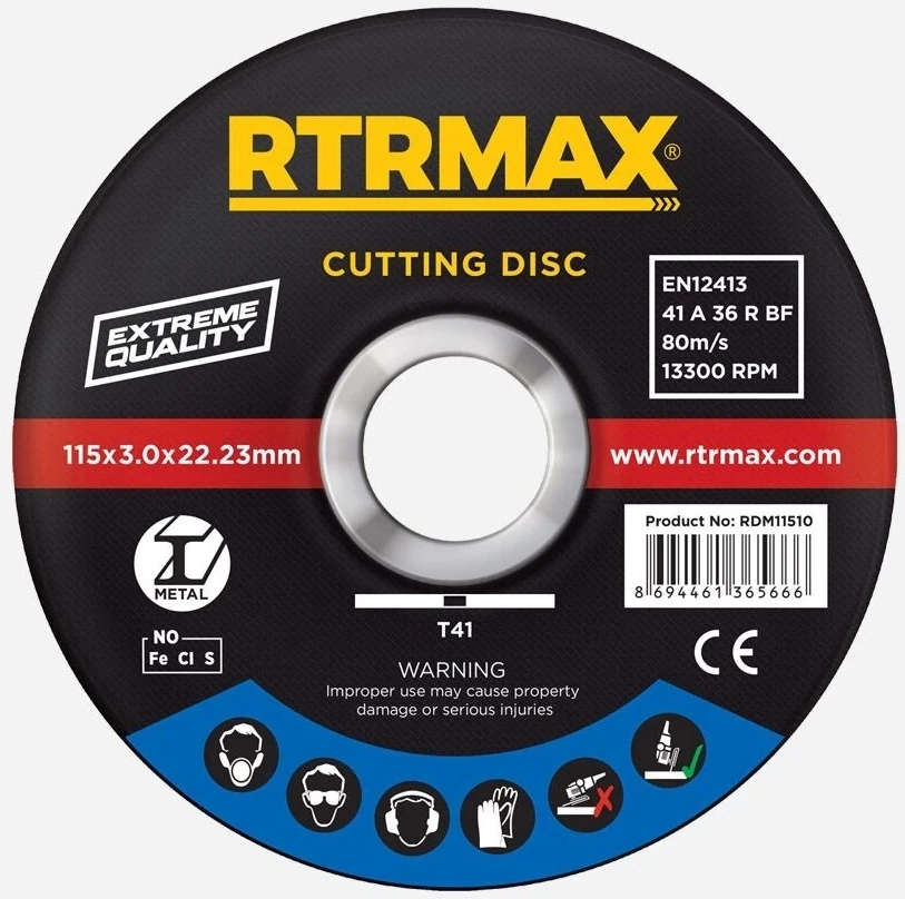 RDM11510 Metal Kesme Diski 115X1.0MM