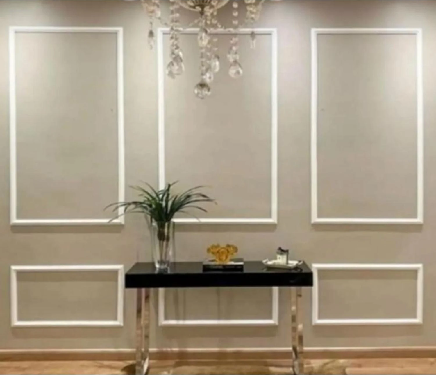 Şık Salon Tasarımı Boyanabilir Çıta Hazır Kesim (ANKA103)