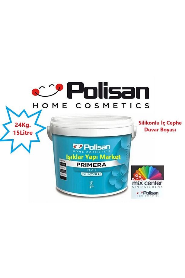 Silikonlu-iç Cephe-duvar Boyası-primera Silikonlu Mat-15litre(24KG.)-ci-7091-mutlu Pembe