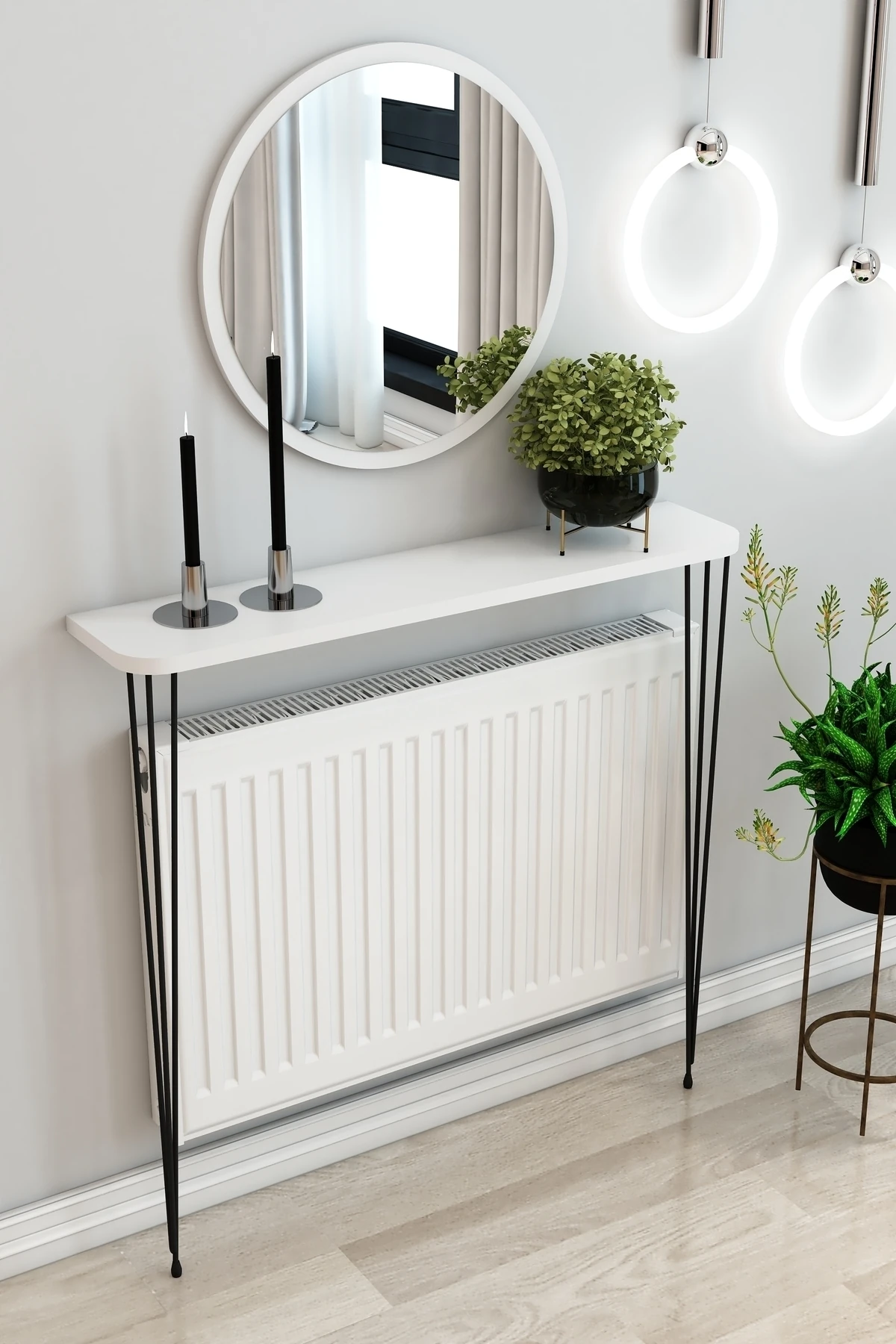 Petek Üstü Raf Dresuar Bayaz oval kenar 80cm (60-70 CM PETEK İÇİNDİR)