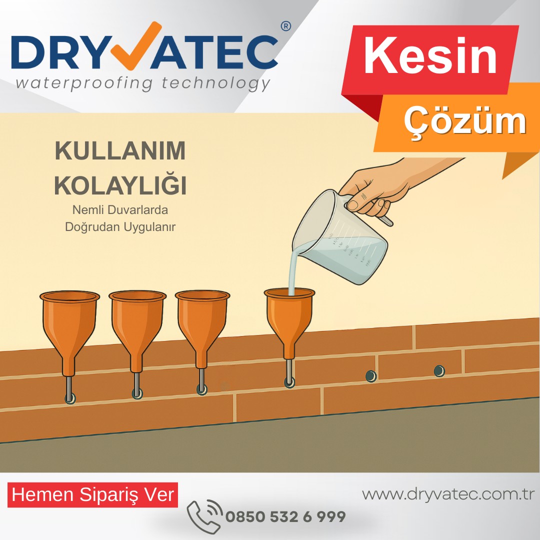 Dampstop Nem ve Rutubet Enjeksiyon Kiti – Kendi Başına Nem Yalıtımı Yapmak Isteyenler Için