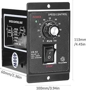 Akım Tek Fazlı Asenkron Motor Elektronik Kademesiz Hız Düzenleme Hız Kontrol Cihazı Doomun