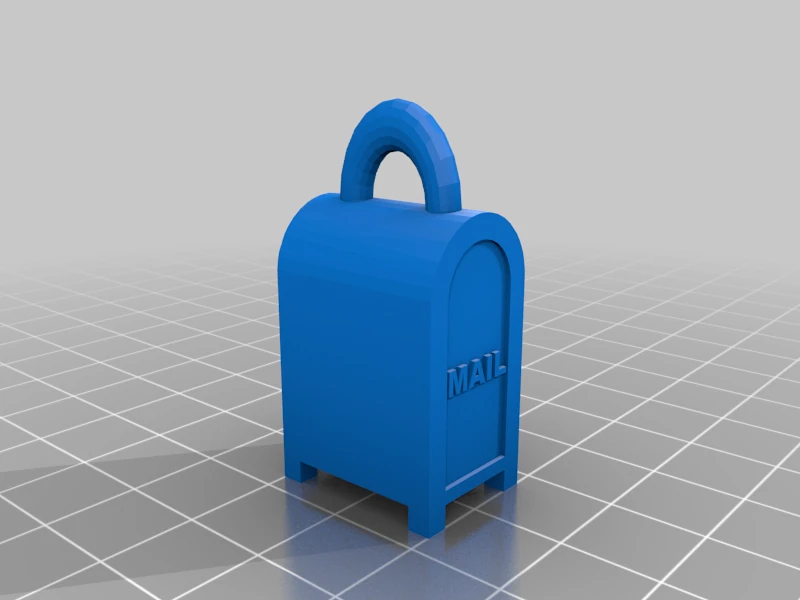 Posta Kutusu Cazibesi (Sadece Plastik Aparattır!!!) 3D