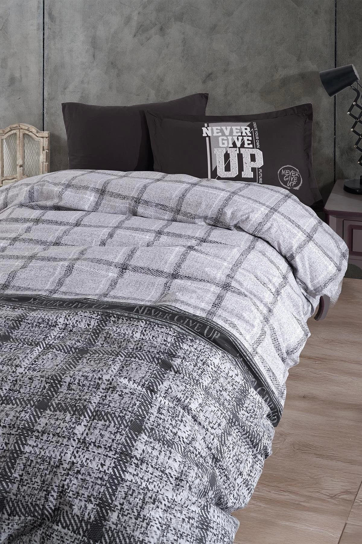 Ranforce %100 Pamuk Tek Kişilik Nevresim Takımı Give Up
