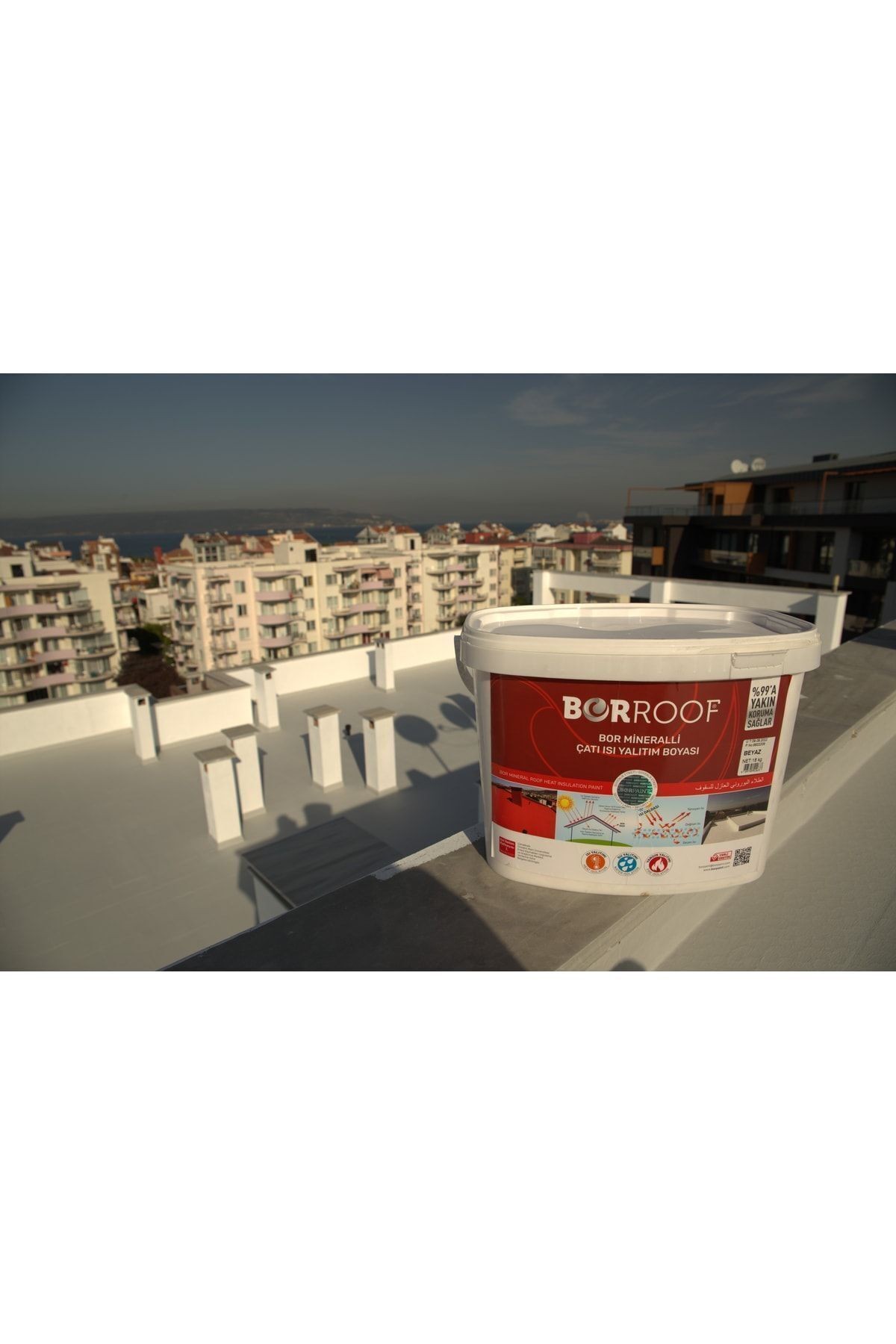 Borroof Çatı Isı Yalıtım Boyası 18 Kg