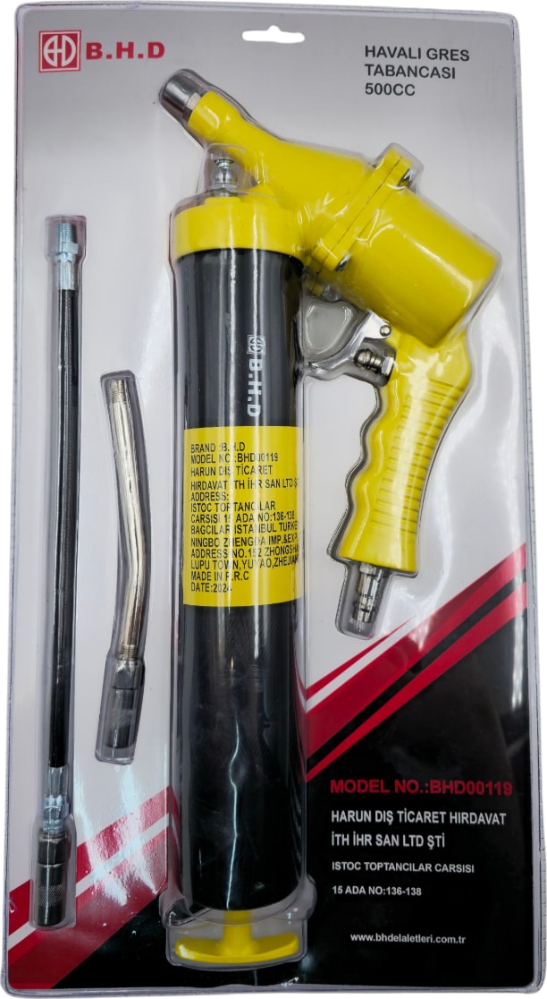 B.h.d BHD00119 500CC Havalı Gres Tabancası/gres Pompası