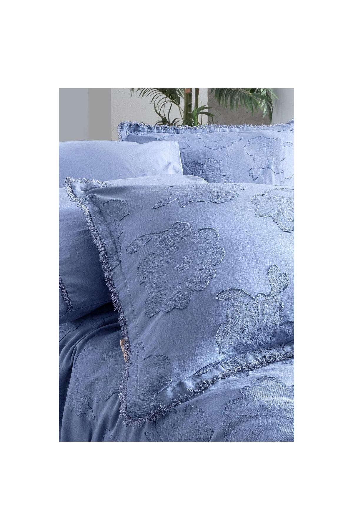 Mood Comfort Prado Mavi Nevresim Takımı Tek Kişilik