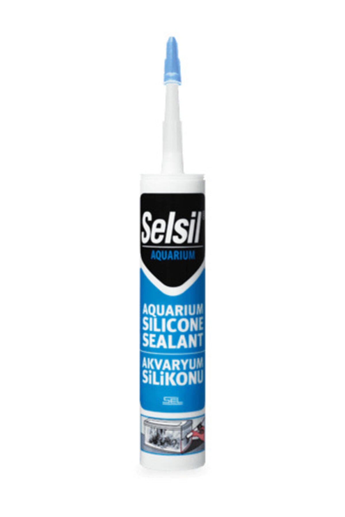 SELSİL Akvaryum Silikonu Şeffaf 300 ml