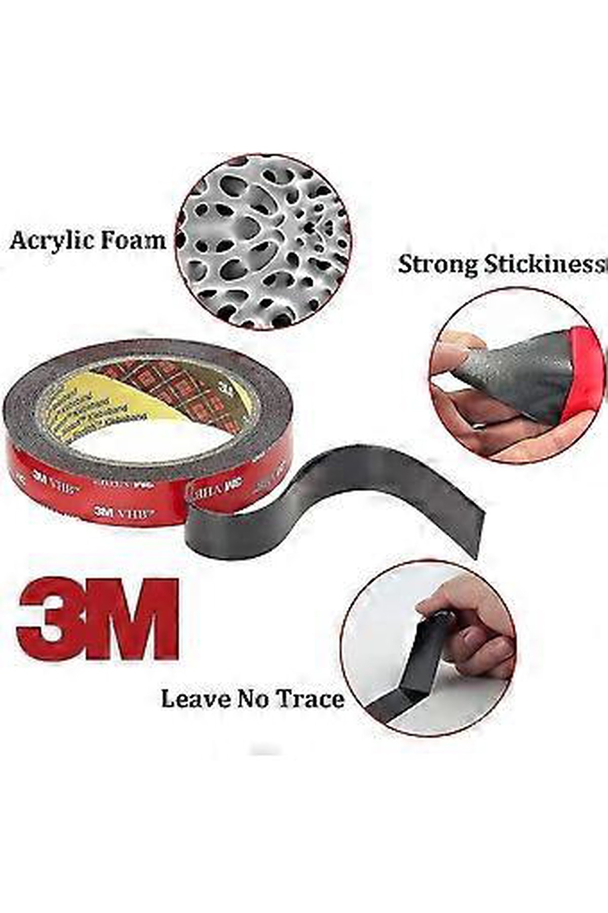 3M 3616 Akrilik Çift Taraflı Montaj Bandı 22mm X 4,6m