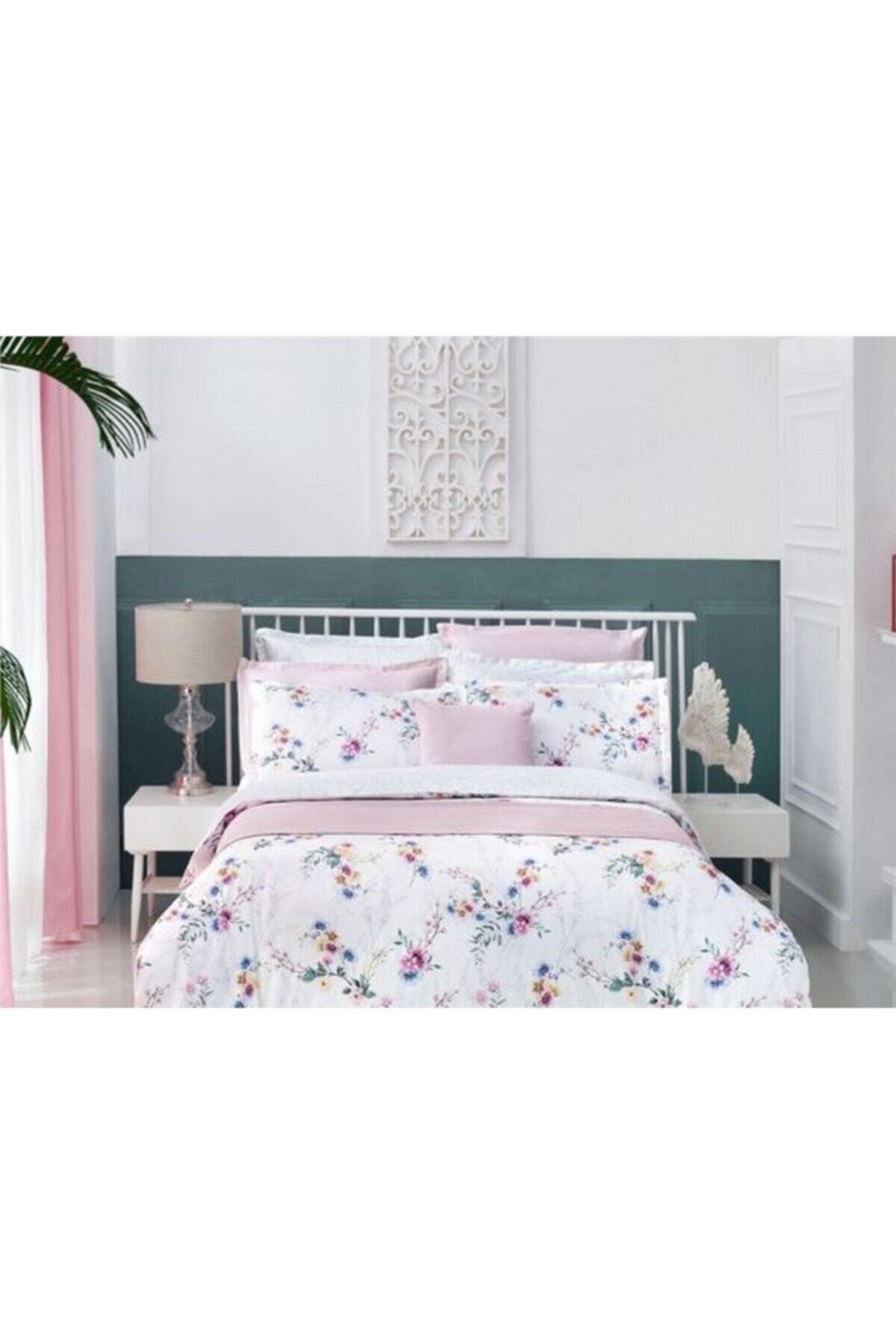 Ashley Pure Life Saten Nevresim Takımı Çift Kişilik V1(4AD.YASTIK KILIFI)