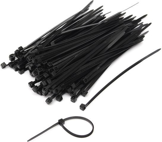 Kupa Plastik Cırt Kelepçe Siyah 3.6 x 300 Mm. - 100 Adet