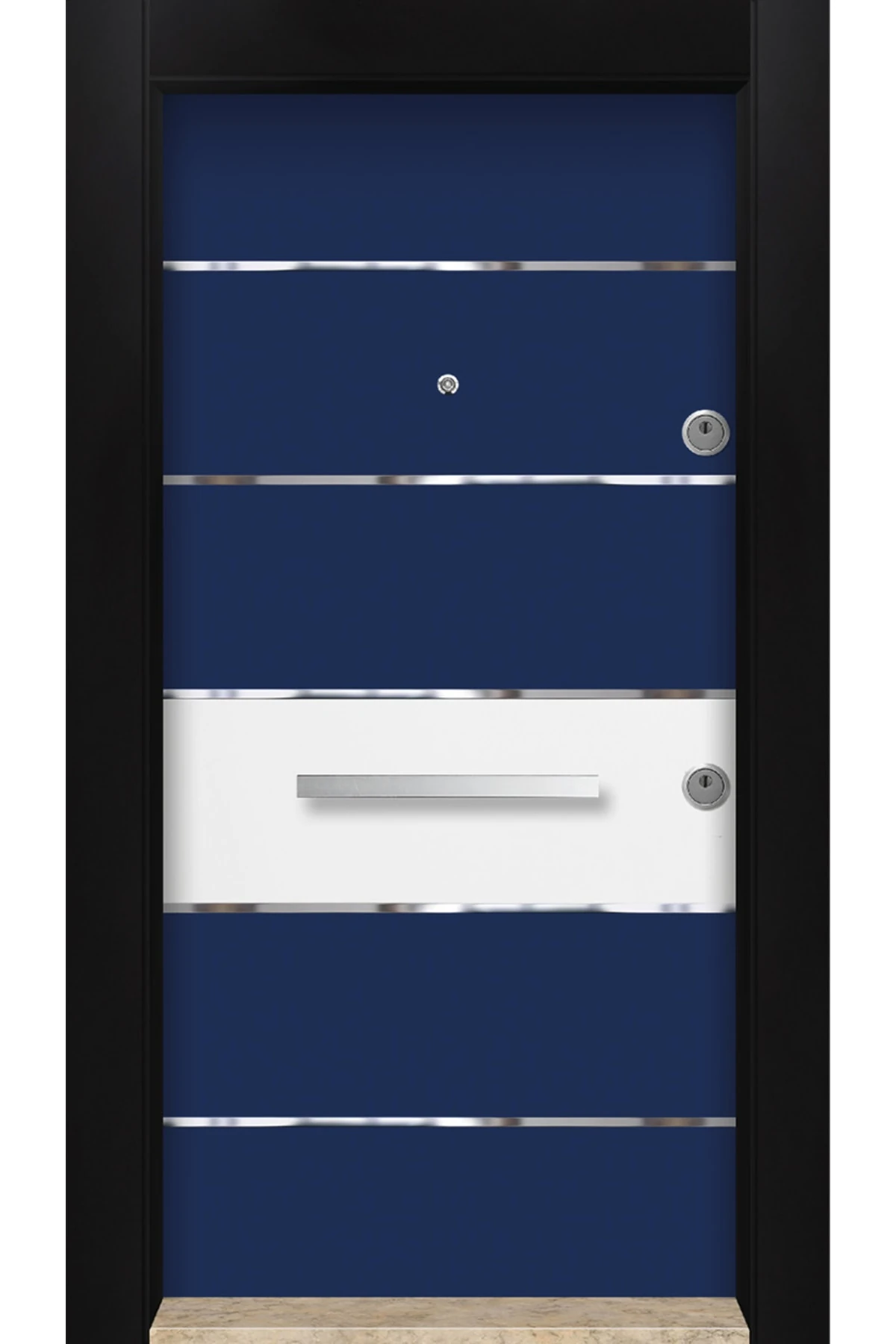 Dış Iklim Kapısı, Yağmura Güneşe Dayanıklı Çelik Kapı, Mn-6037 Sol