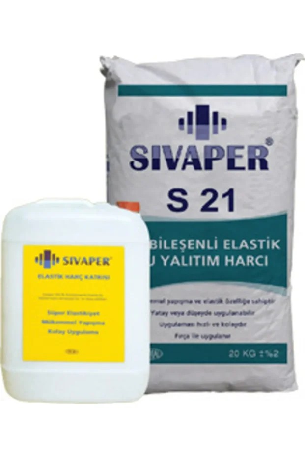 S21-t Iki Bileşenli Tam Elastik Su Yalıtım Harcı (ÇİFT BİLEŞENLİ) (30 KG)