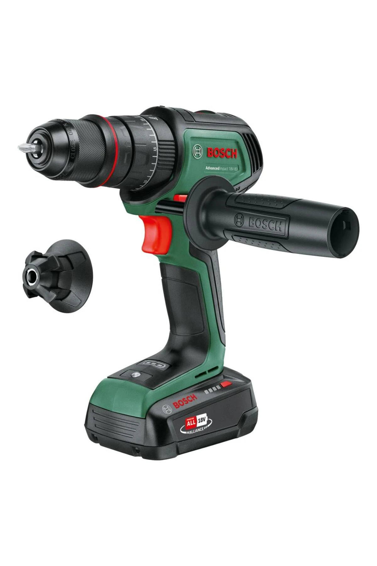 AdvancedImpact 18V-80 QuickSnap Akülü Darbeli Matkap 2x2.5A 06039E2102