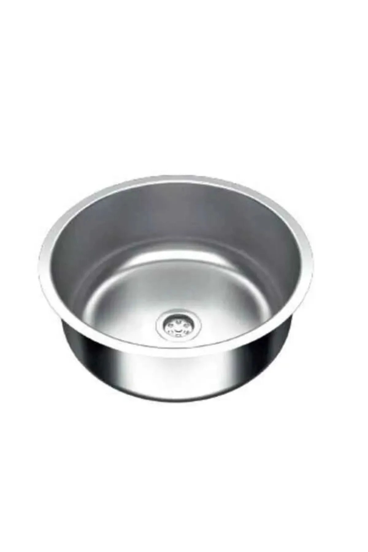 Mermeraltı Eviye Karavan Evye 38x38 Krom Düz Evye S38 Küçük Sifon Dahil