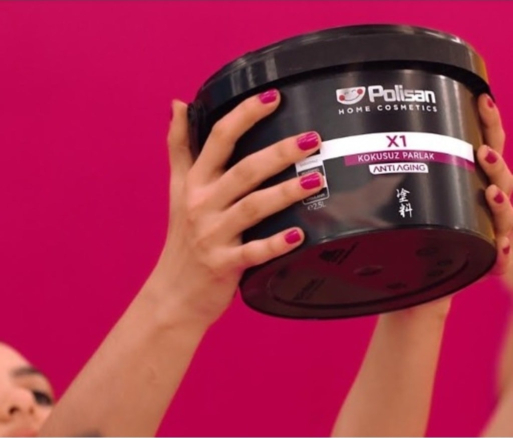 POLİSAN İç Cephe Boyası 0,75 Lt Parlak Beyaz Su Bazlı Kokusuz
