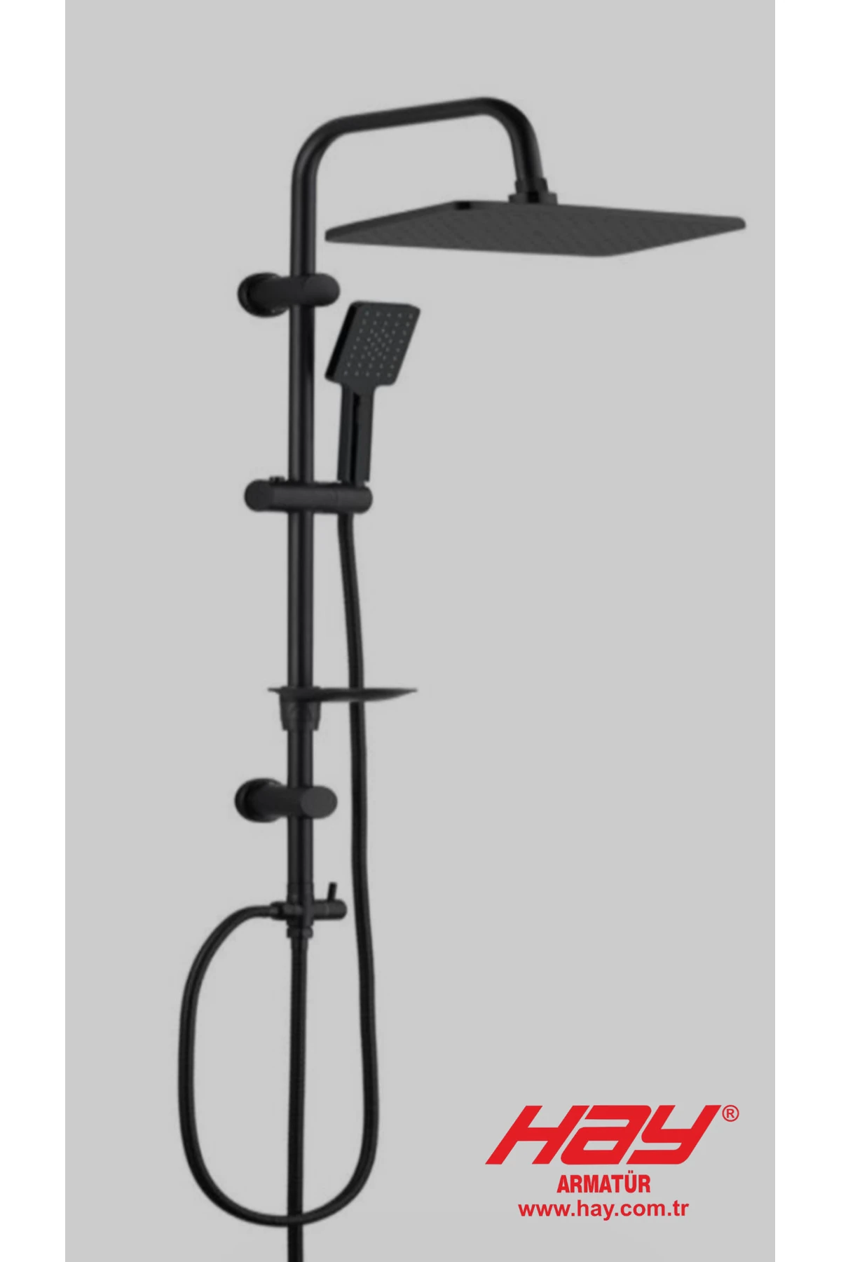 TİVOLİ YAĞMUR TEPE DUŞ SETİ SİYAH
