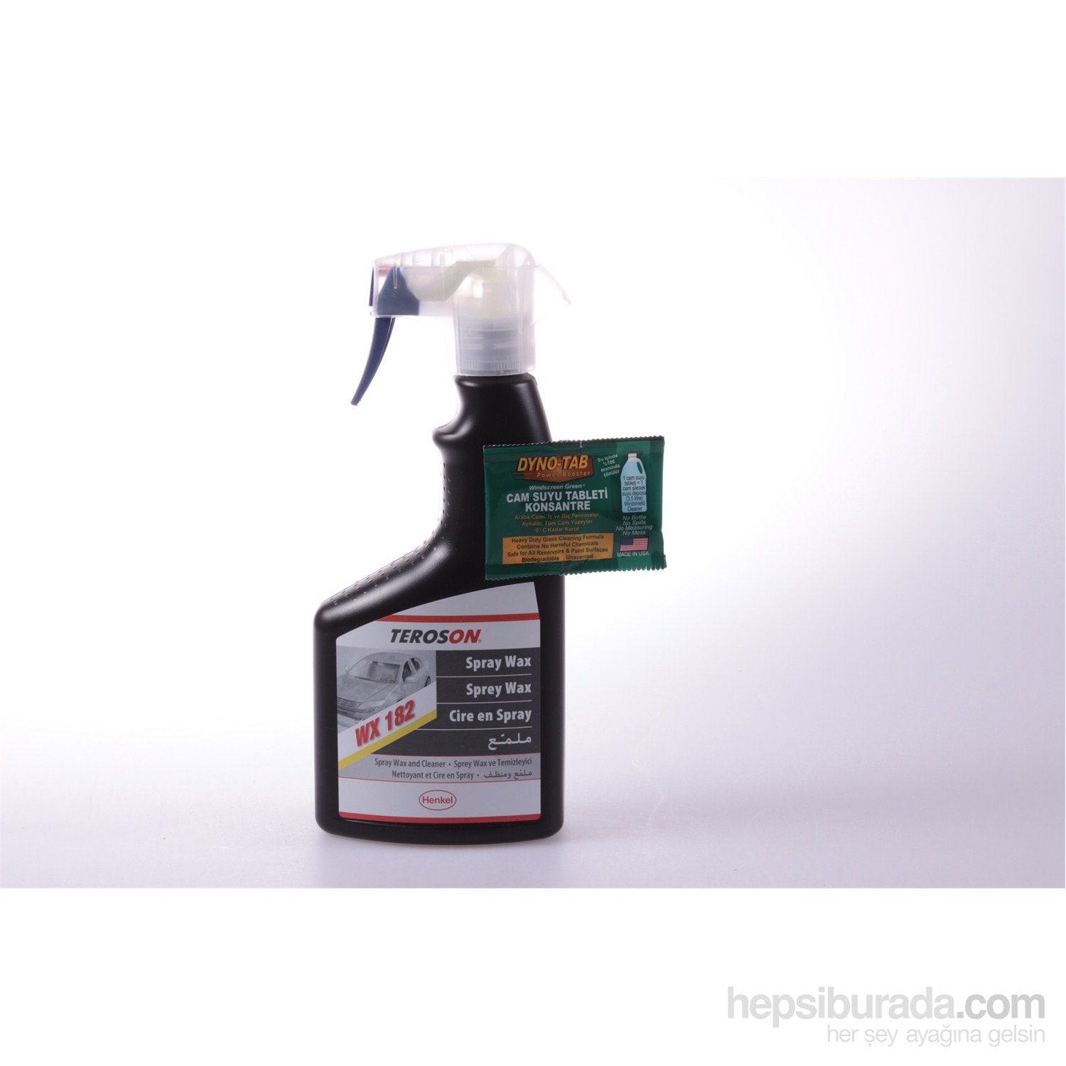 Teroson Sprey Cila 500 ml. Cam Suyu Tableti hediyeli