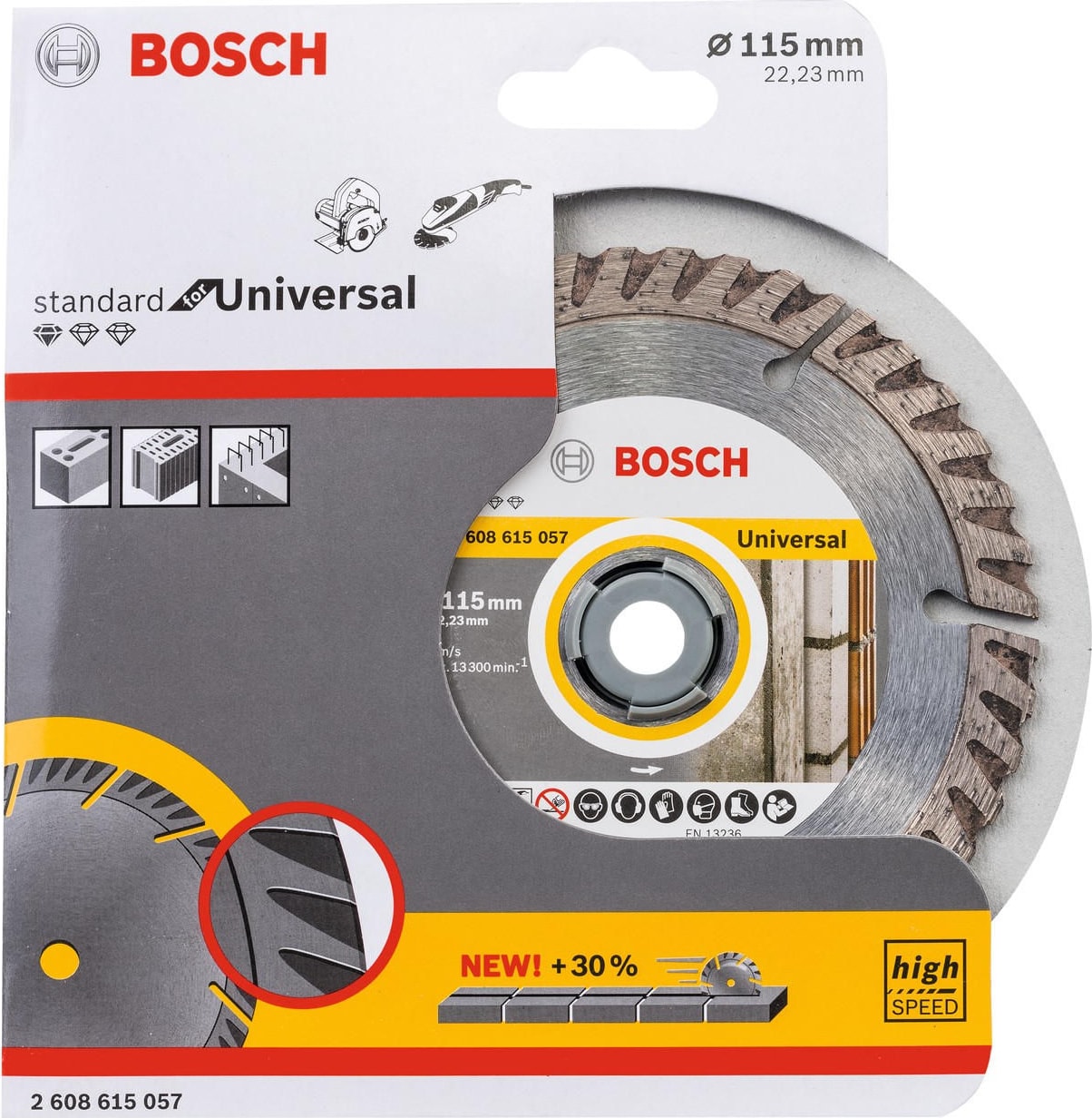 BOSCH Standard For Universal 115 mm Elmas Kesme Diski - 2608615057