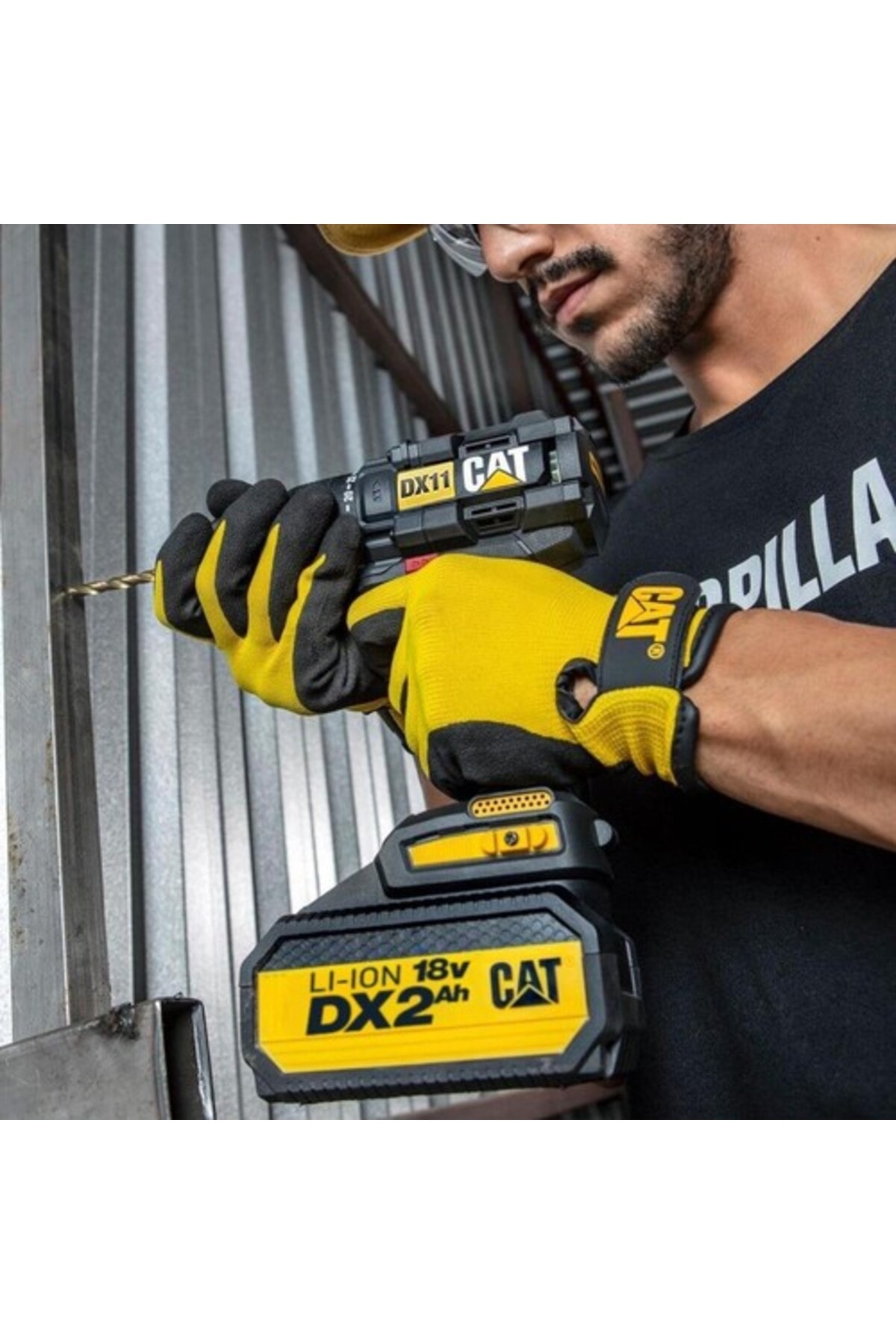 CAT DX11 18Volt/2.0Ah Li-ion Çift Akülü Kömürsüz Profesyonel Şarjlı Matkap