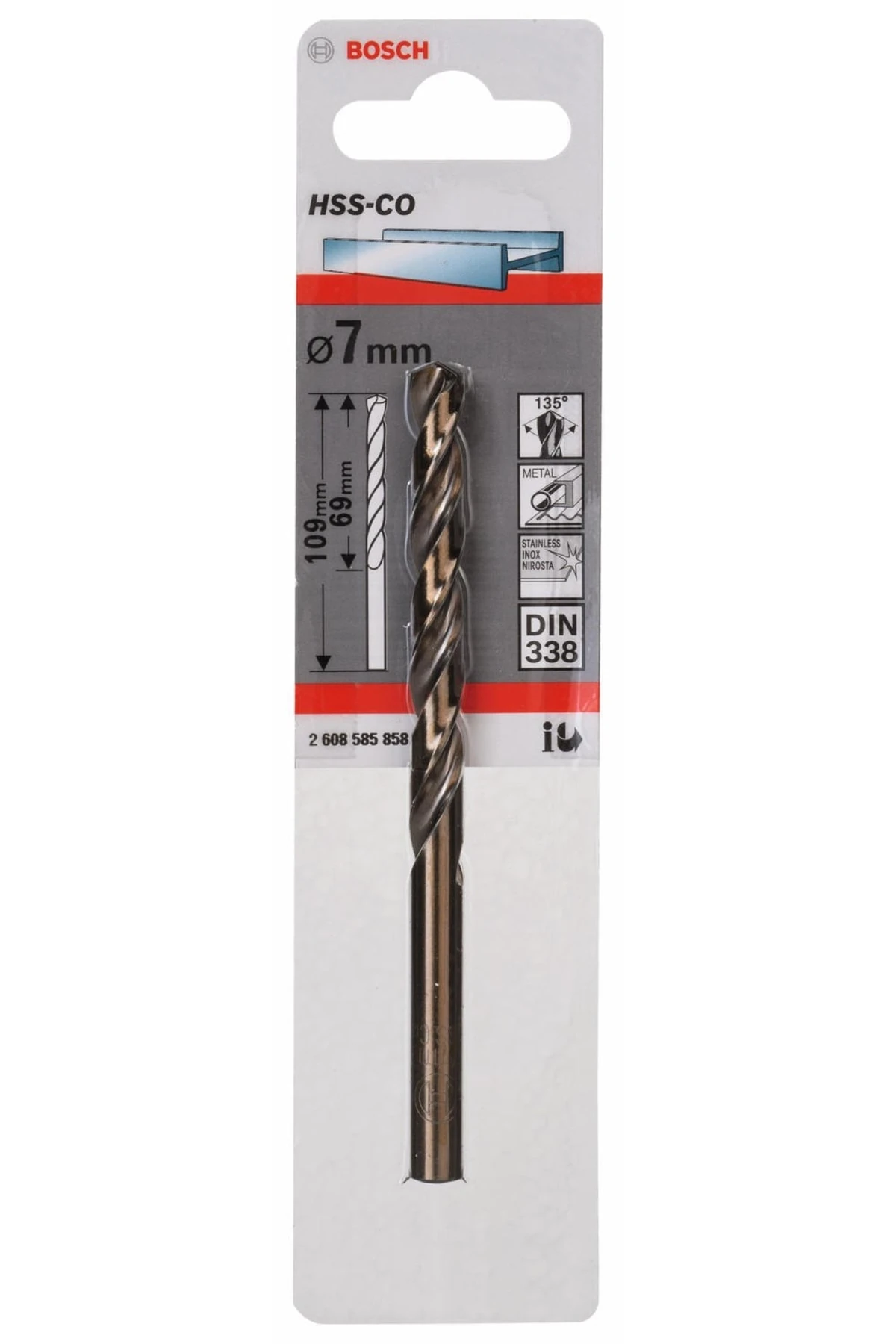 Hss-co 7,0*109 Mm Metal Delme Ucu - 2608585858